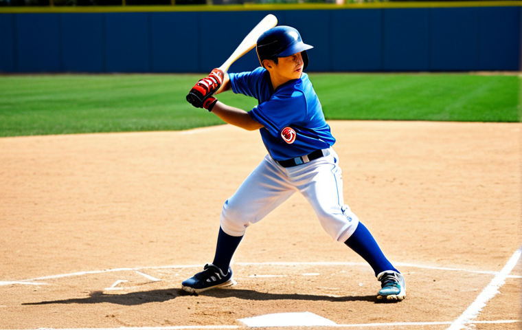 On the Field - Action Shot**

"A young, fully clothed baseball player in a professional-looking baseball uniform, appropriate attire, batting with a wooden bat on a sunny baseball field, focusing on the swing, action shot, safe for work, perfect anatomy, natural proportions, professional sports photography, high quality, daytime scene."

**