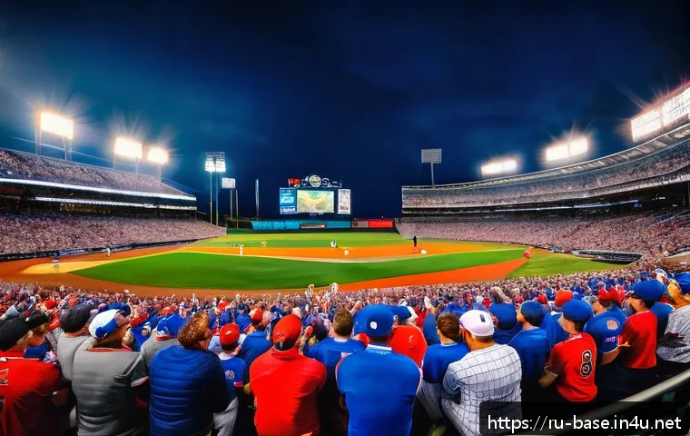 야구 기록 보유자 소개 - A dynamic and intense baseball game scene featuring a diverse professional team in full uniform, sho...